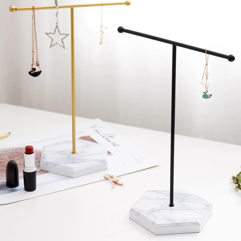 Lux T-Shaped Jewelry Display Stand