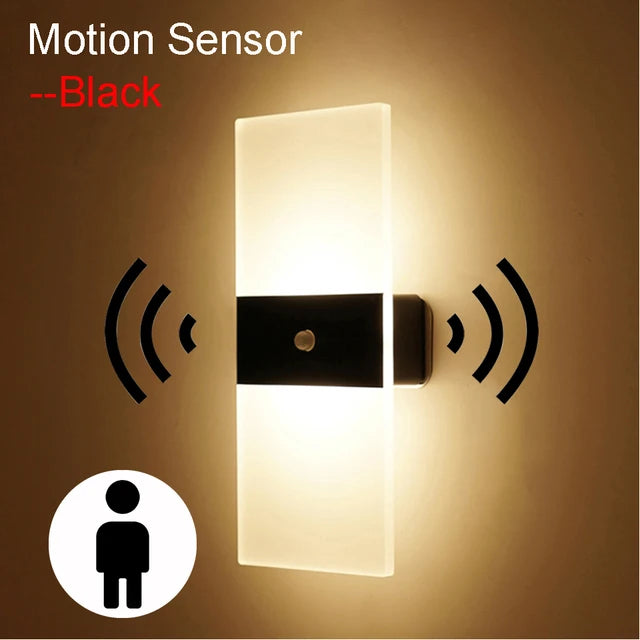 Touch Motion Acrylic Wall Lamp