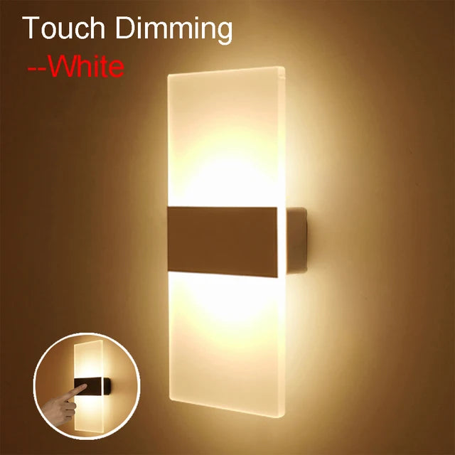 Touch Motion Acrylic Wall Lamp