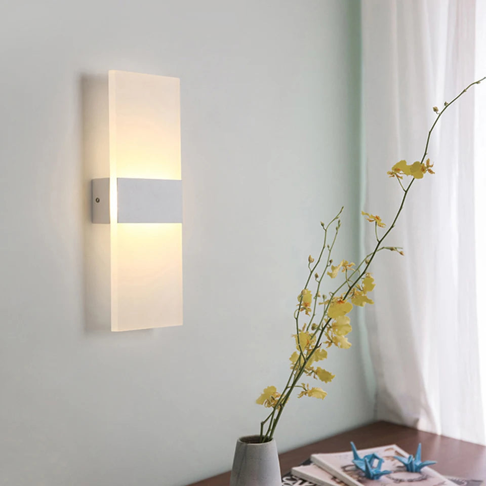 Touch Motion Acrylic Wall Lamp