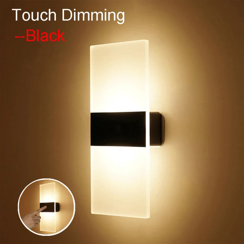 Touch Motion Acrylic Wall Lamp